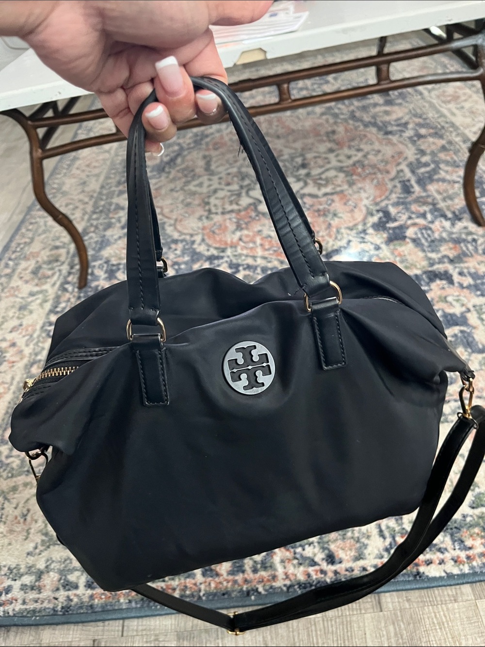 Tory Burch Black Nylon Bag - Picture 6 of 12